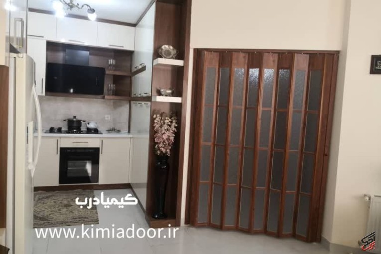 درب آکاردئونی چرم - درب آکاردئونی چوبی- درب آکاردئونی pvc- درب آکاردئونی پی وی سی - درب کشویی