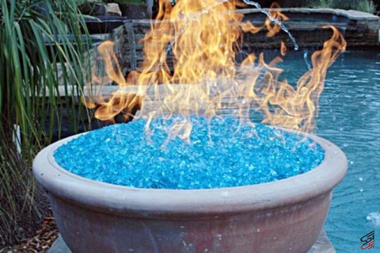 شیشه ضدحرارت fire glass مشعل اتشدان شومینه اتشکده