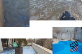 رنگ امیزی ترمییم عایق بندی استخر با مواد نانو