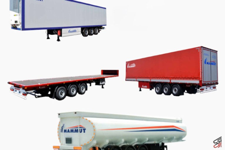 انواع تریلرهای محصول ماموت