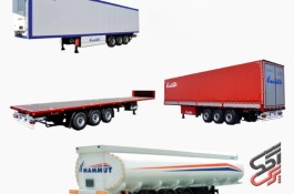 انواع تریلرهای محصول ماموت