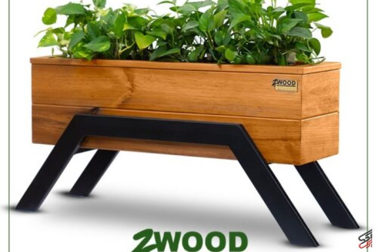 ساخت فلاور باکس – فلاور باکس چوبی – گلدان چوبی-گلدان چوبی شیک