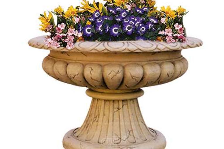 تولید گلدان های پایه دار فایبرگلاس